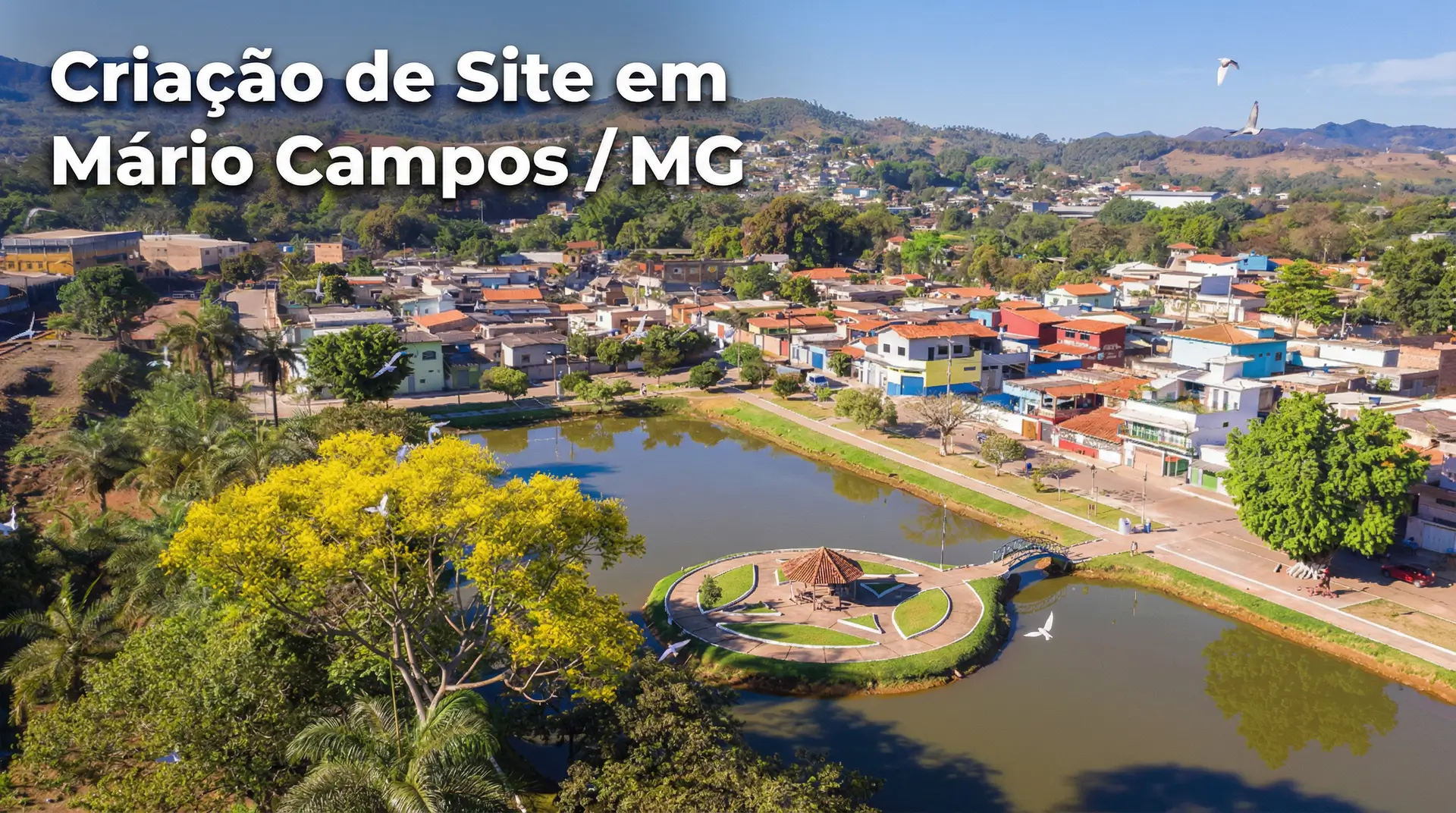 Criação de site em Mário Campos MG com design profissional e foco em resultados locais